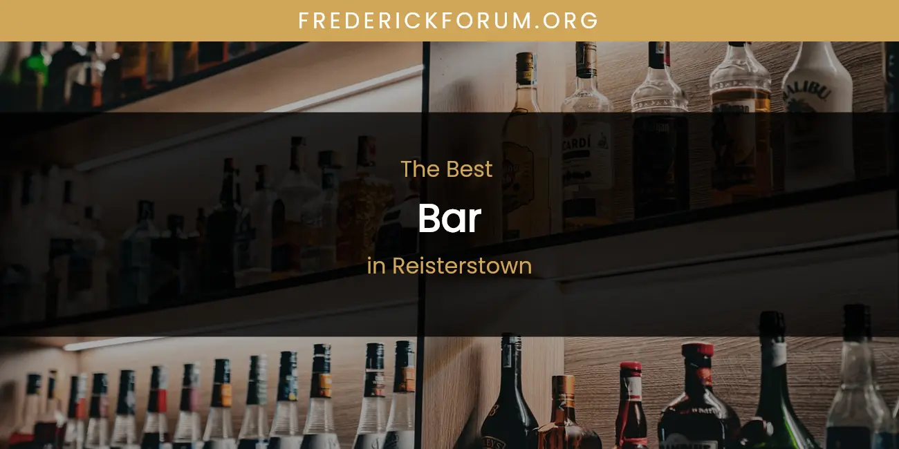 Reisterstown's Best Bar featured