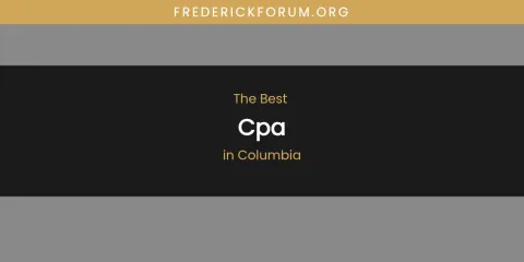 The Absolute Best CPA in Columbia
